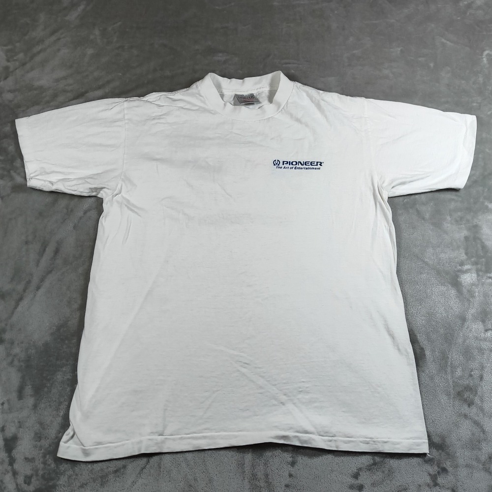 Vintage Pioneer Speakers Shirt Mens Large Audiophile Sound System Single Stitch